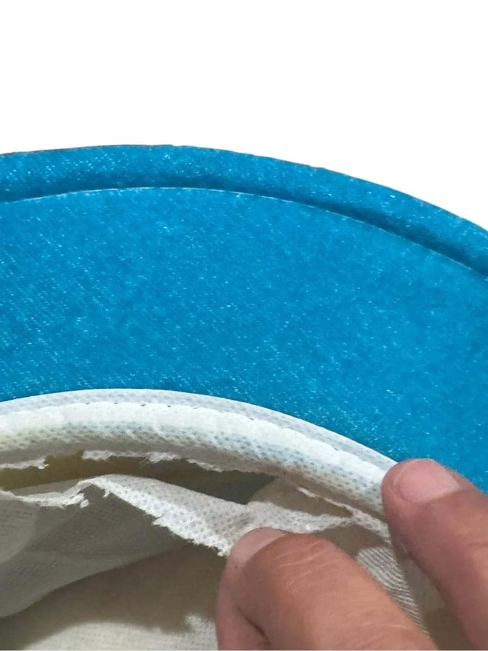 Party Birthday Hat - Blue and Lime Plush 